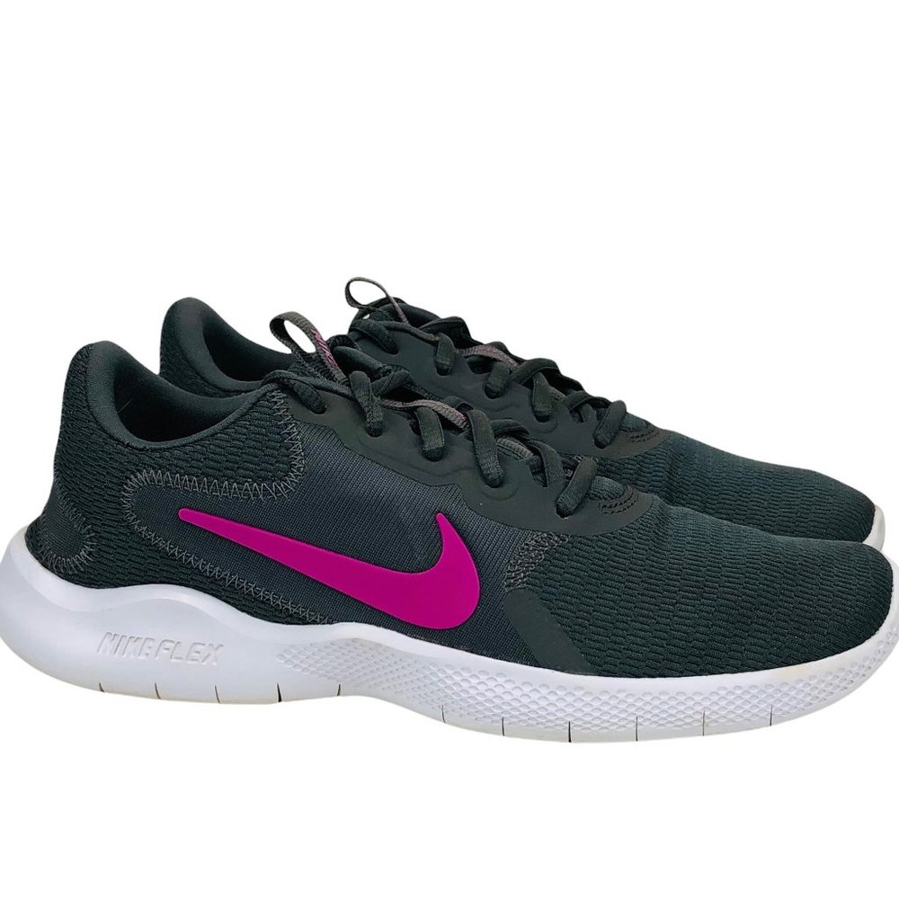 Nike Flex Experience Running shoes ladies US 8 Gray Knit pink CD0227-002